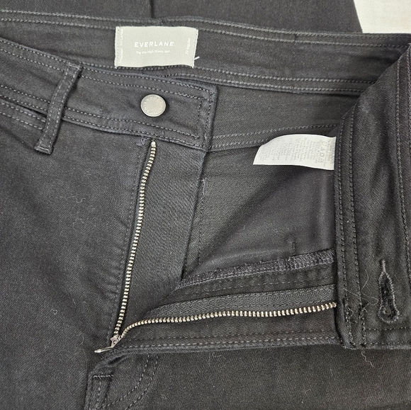 Everlane The Way High Skinny Jean Black Stretch Denim Size 29 Regular Women's W4 - Picture 4 of 11